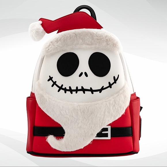 Loungefly Handbags - NWT Loungefly Disney Santa Jack Skellington Mini Backpack